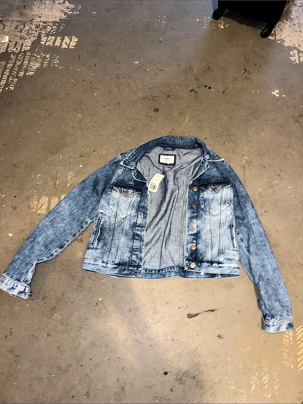 Forever 21 Casual Denim Jacket Denim Jacket Small